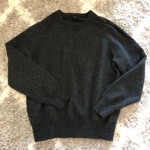 J. Crew Sweaters - J Crew Women’s Sweater Size L Gray 100% Lambs Wool